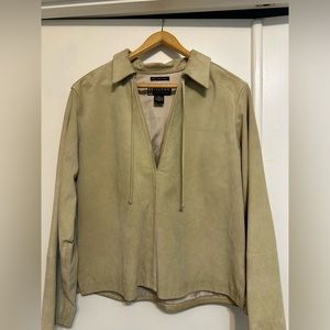 Eddie Bauer suede coat
